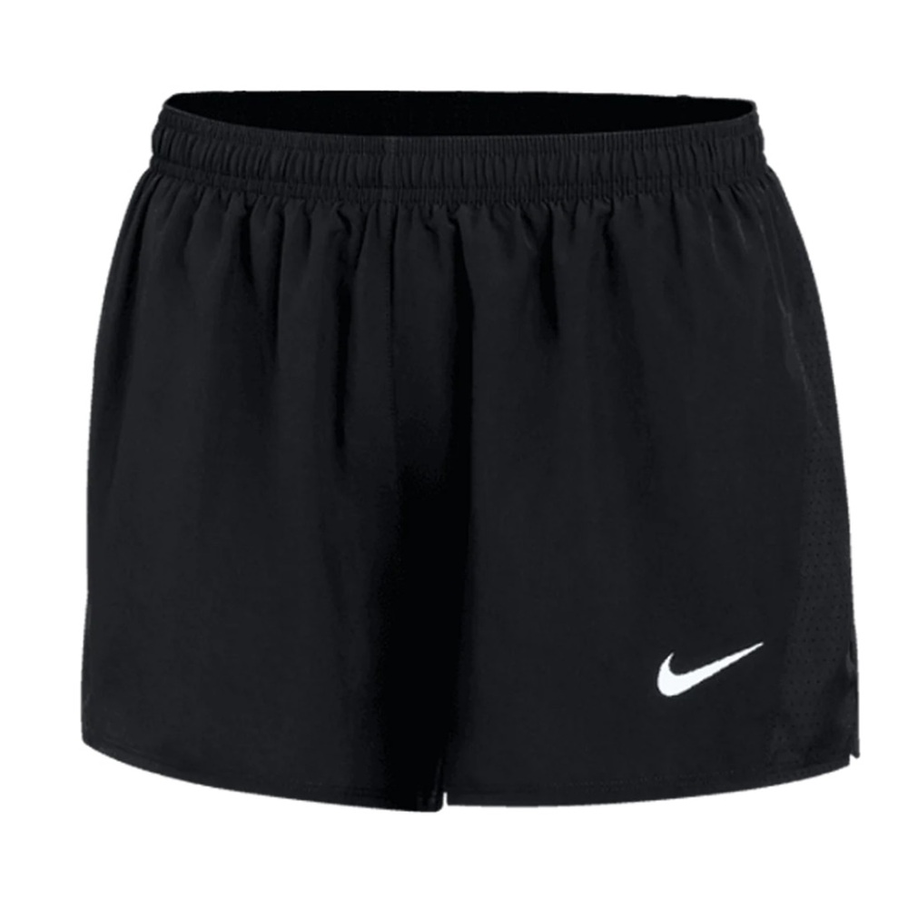 Nike 10K Women's Running Shorts Black Dri-FIT Brief Lined Athletic Medium